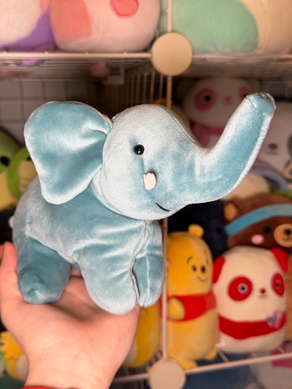 RETIRED Jellycat Small Mellow Mallow Elephant 8” Stuffed Plush